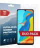 Rosso Huawei P30 Lite Ultra Clear Screen Protector Duo Pack