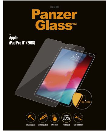 PanzerGlass iPad Pro 11 (2018) Friendly Screenprotector Transparant Screen Protectors