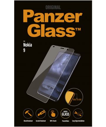 PanzerGlass Nokia 9 PureView Screenprotector Zwart Screen Protectors
