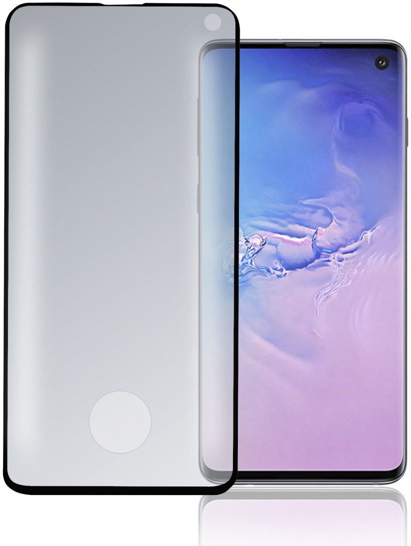 4Smarts Second Glass Colour Frame Samsung Galaxy S10 Zwart afbeelding 2