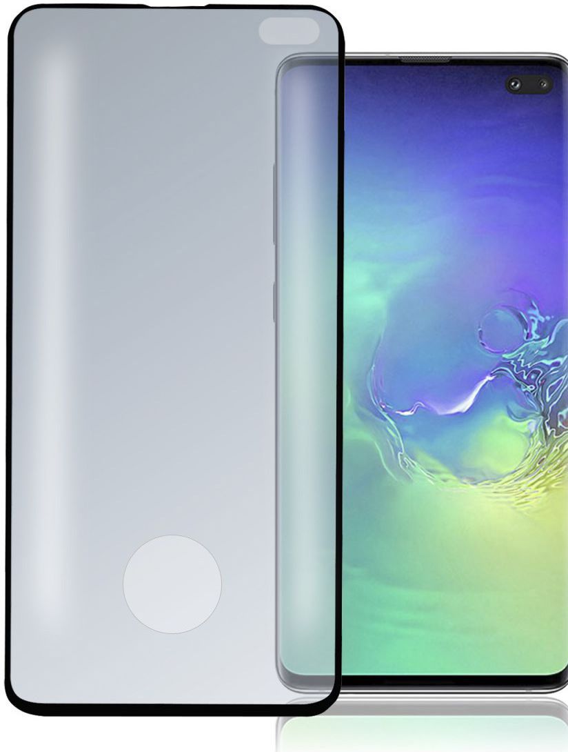 4Smarts Second Glass Colour Frame Samsung Galaxy S10 Plus Zwart afbeelding 2