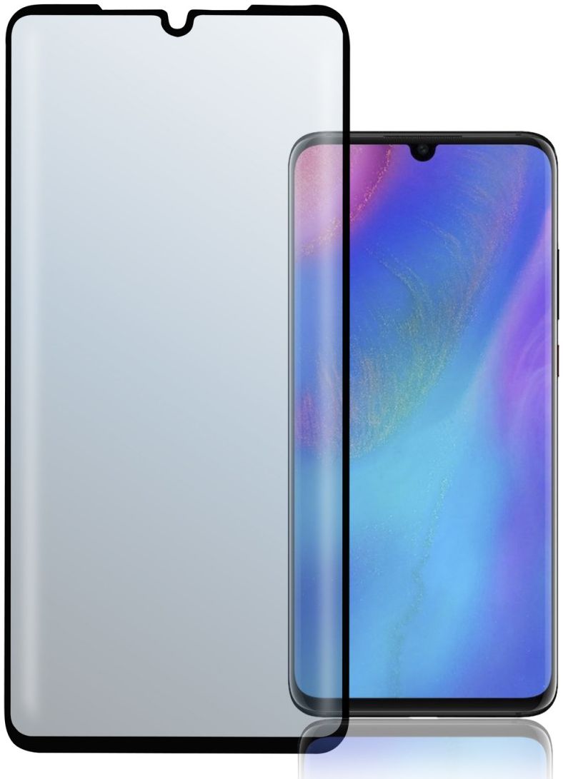 4Smarts Second Glass Curved Colour Frame Huawei P30 Zwart afbeelding 2