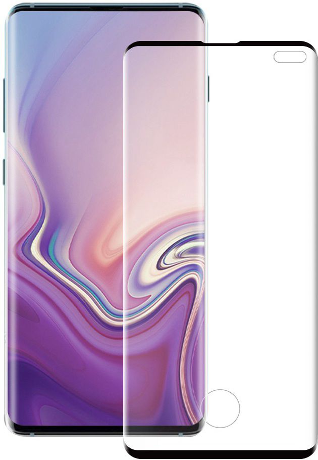 Eiger Samsung Galaxy S10 Plus Tempered Glass Case Friendly Gebogen afbeelding 4