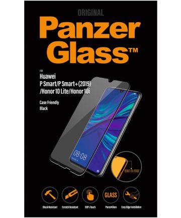 PanzerGlass Huawei P Smart Edge To Edge Screenprotector Zwart Screen Protectors