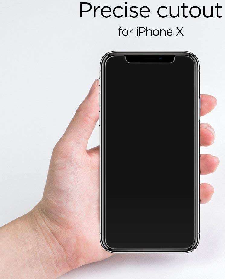 Spigen Apple iPhone XS Max Tempered Glass Screen Protector (2 Pack) afbeelding 2