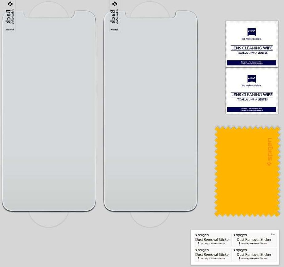 Spigen Apple iPhone XS Max Tempered Glass Screen Protector (2 Pack) afbeelding 6
