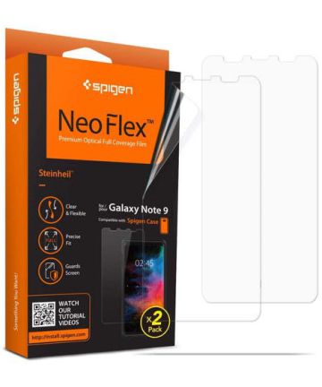 Spigen Neo Flex Samsung Note 9 Screen Protector (2 Pack) Screen Protectors