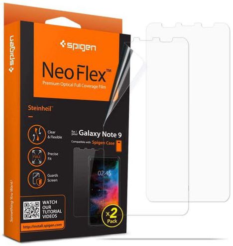 Spigen Neo Flex Samsung Note 9 Screen Protector (2 Pack) afbeelding 1