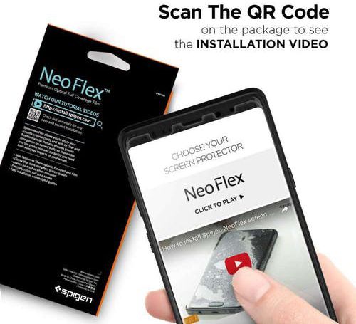 Spigen Neo Flex Samsung Note 9 Screen Protector (2 Pack) afbeelding 4