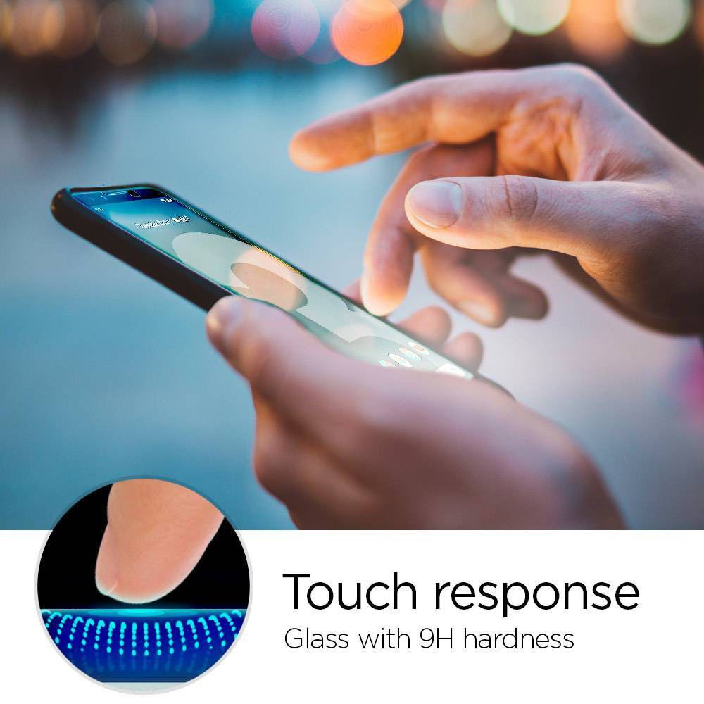 Spigen Google Pixel 3 Tempered Glass Screen Protector afbeelding 4