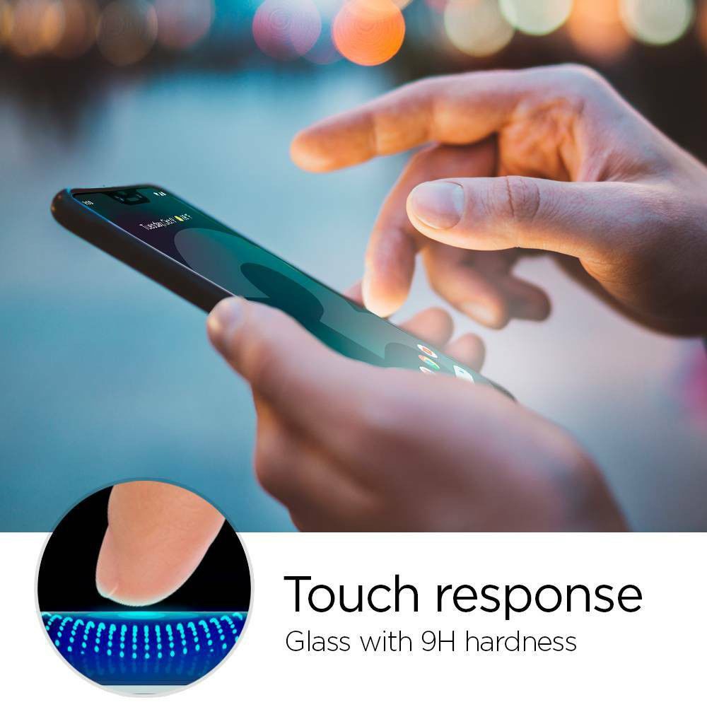 Spigen Google Pixel 3 XL Tempered Glass Screen Protector afbeelding 5