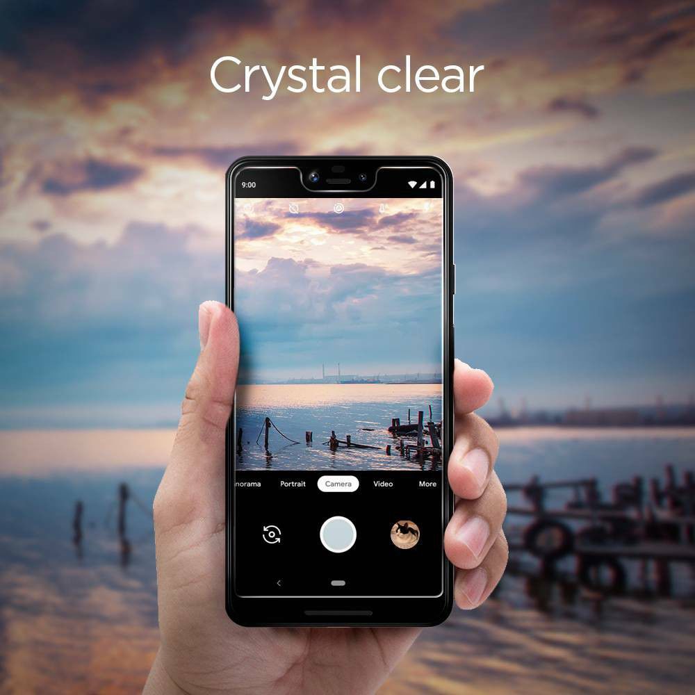 Spigen Google Pixel 3 XL Tempered Glass Screen Protector afbeelding 6
