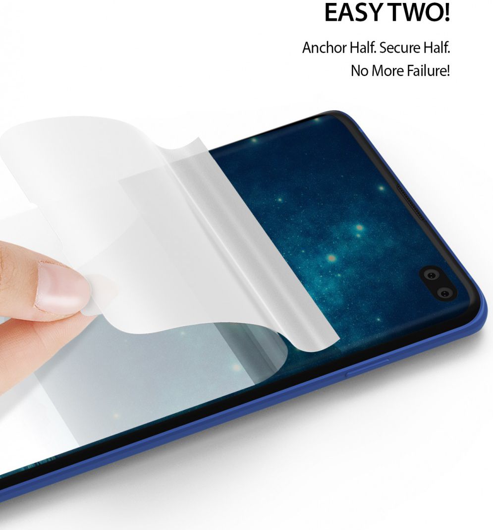 Ringke Dual Easy Samsung Galaxy S10 Plus Screen Protector (2-Pack) afbeelding 6