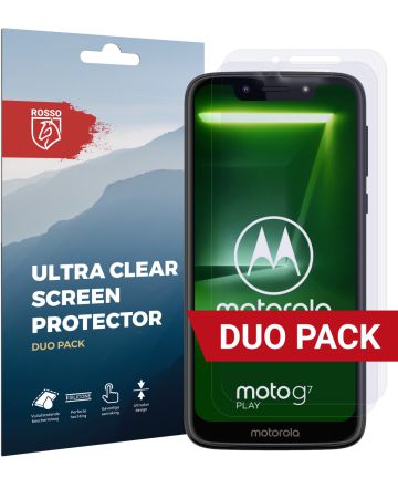 Rosso Motorola Moto G7 Play Ultra Clear Screen Protector Duo Pack Screen Protectors
