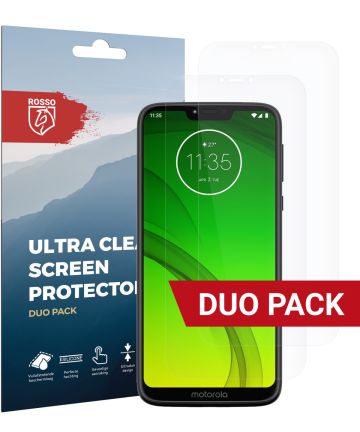 Rosso Motorola Moto G7 Power Ultra Clear Screen Protector Duo Pack Screen Protectors