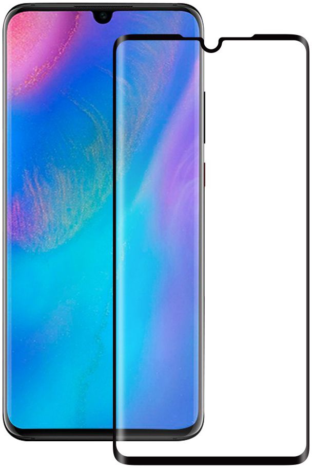 Eiger Tempered Glass Screen Protector Huawei P30 Zwart afbeelding 2