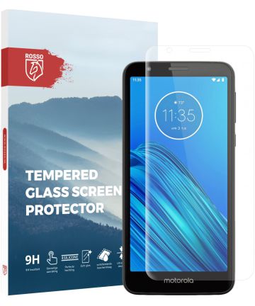 Rosso Motorola Moto E6 9H Tempered Glass Screen Protector Screen Protectors