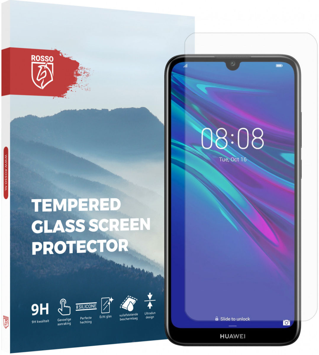 Rosso Huawei Y6s / Y6 (2019) 9H Tempered Glass Screen Protector afbeelding 1