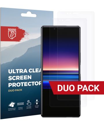 Rosso Sony Xperia 1 Ultra Clear Screen Protector Duo Pack Screen Protectors