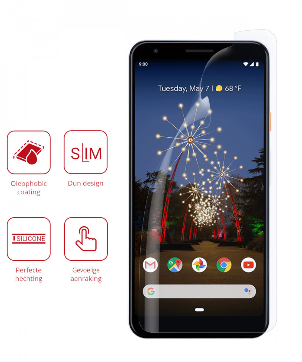 Rosso Google Pixel 3a XL Ultra Clear Screen Protector Duo Pack afbeelding 2