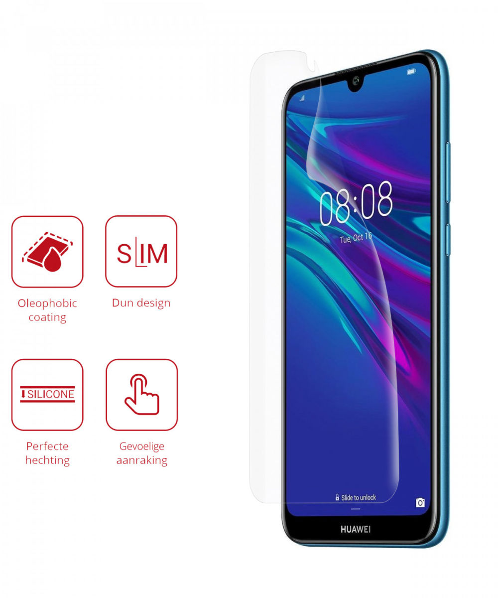 Rosso Huawei Y6s / Y6 (2019) Ultra Clear Screen Protector Duo Pack afbeelding 2