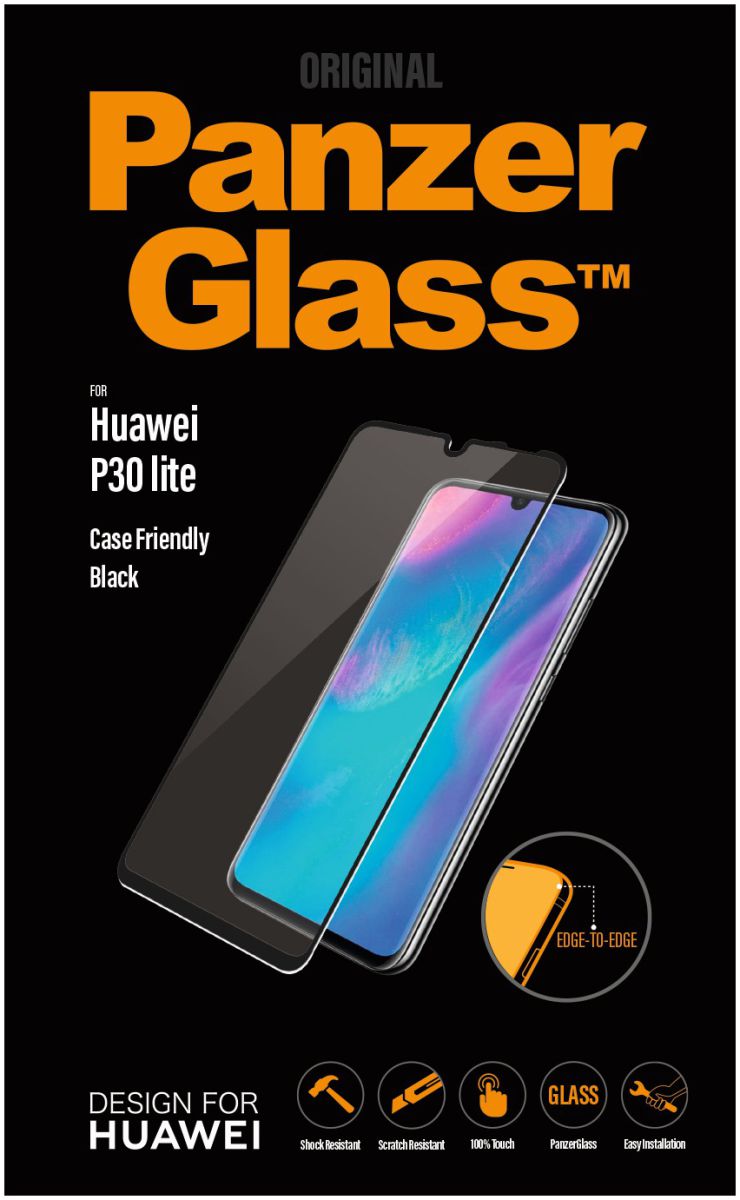 PanzerGlass Huawei P30 Lite Case Friendly Screenprotector afbeelding 1