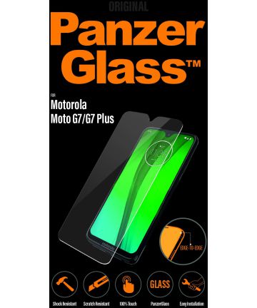 PanzerGlass Motorola Moto G7 / G7 Plus Case Friendly Screenprotector Screen Protectors