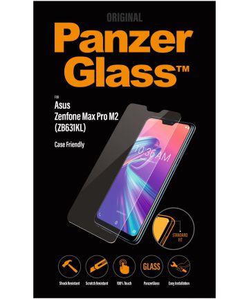 Panzerglass Zenfone Max Pro M2 Case Friendly Screenprotector Zwart Screen Protectors