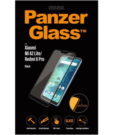 Panzerglass Xiaomi Mi A2 Lite Case Friendly Screenprotector Zwart Screen Protectors