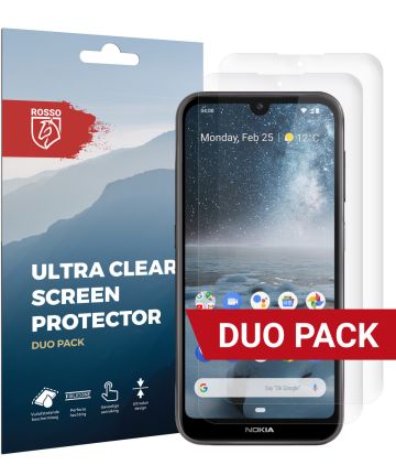 Rosso Nokia 4.2 Ultra Clear Screen Protector Duo Pack Screen Protectors