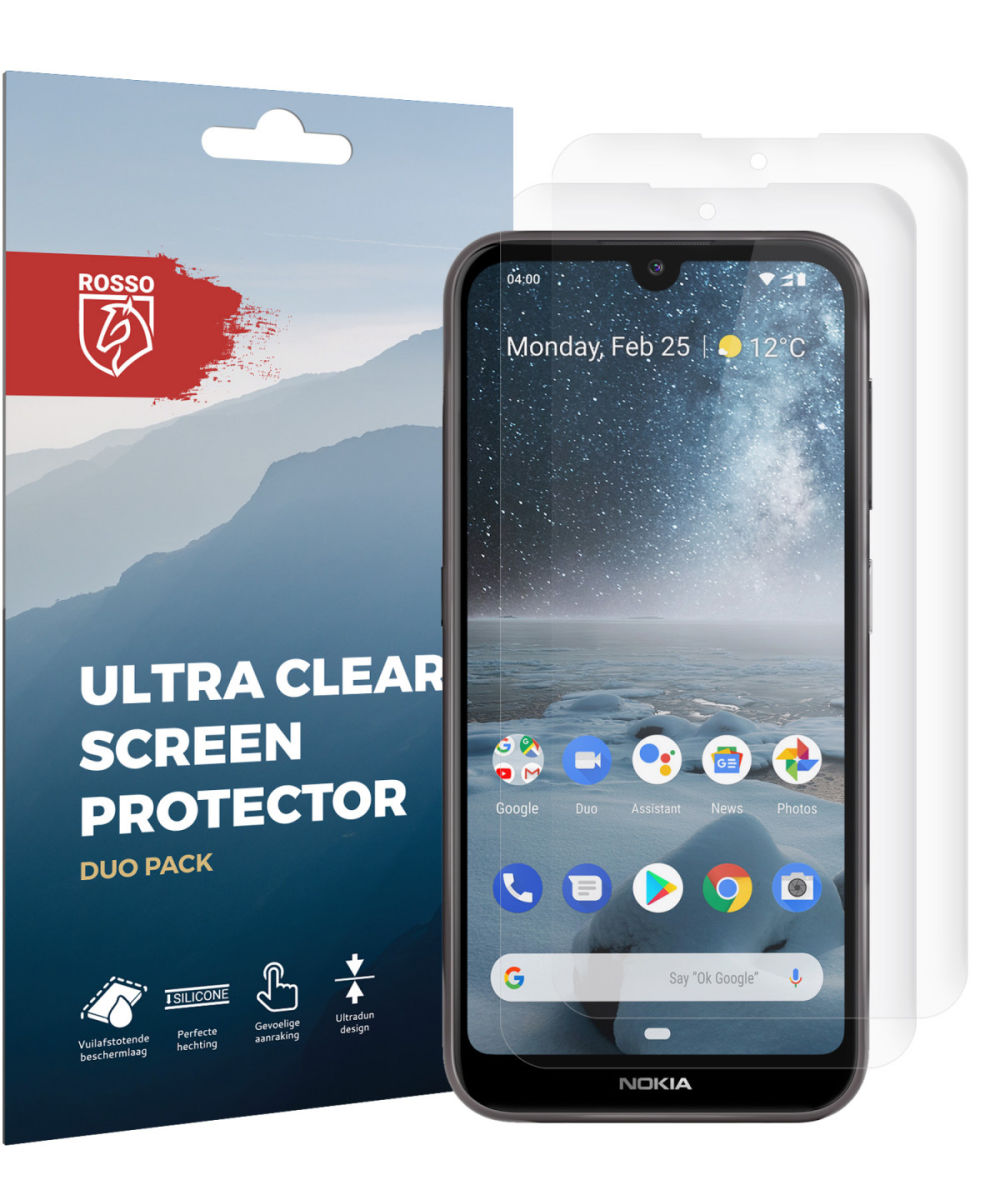 Rosso Nokia 4.2 Ultra Clear Screen Protector Duo Pack afbeelding 9