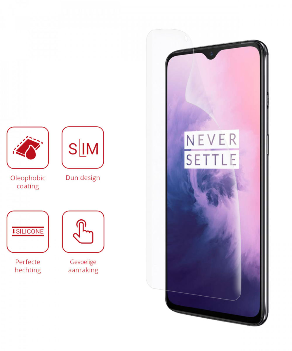 Rosso OnePlus 7 Ultra Clear Screen Protector Duo Pack afbeelding 2