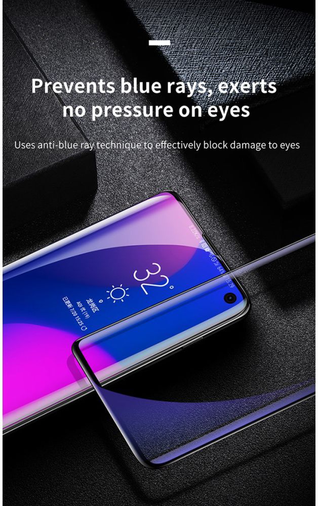 Baseus Curved Screen Protector Samsung Galaxy S10 2-Pack afbeelding 10