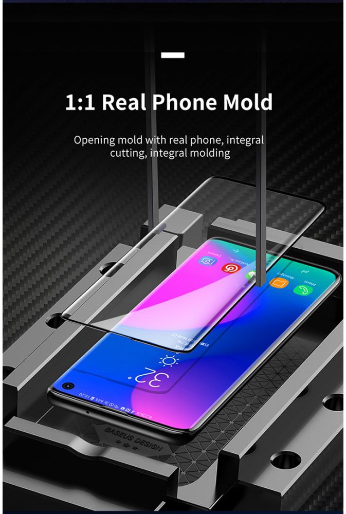 Baseus Curved Screen Protector Samsung Galaxy S10 2-Pack afbeelding 18