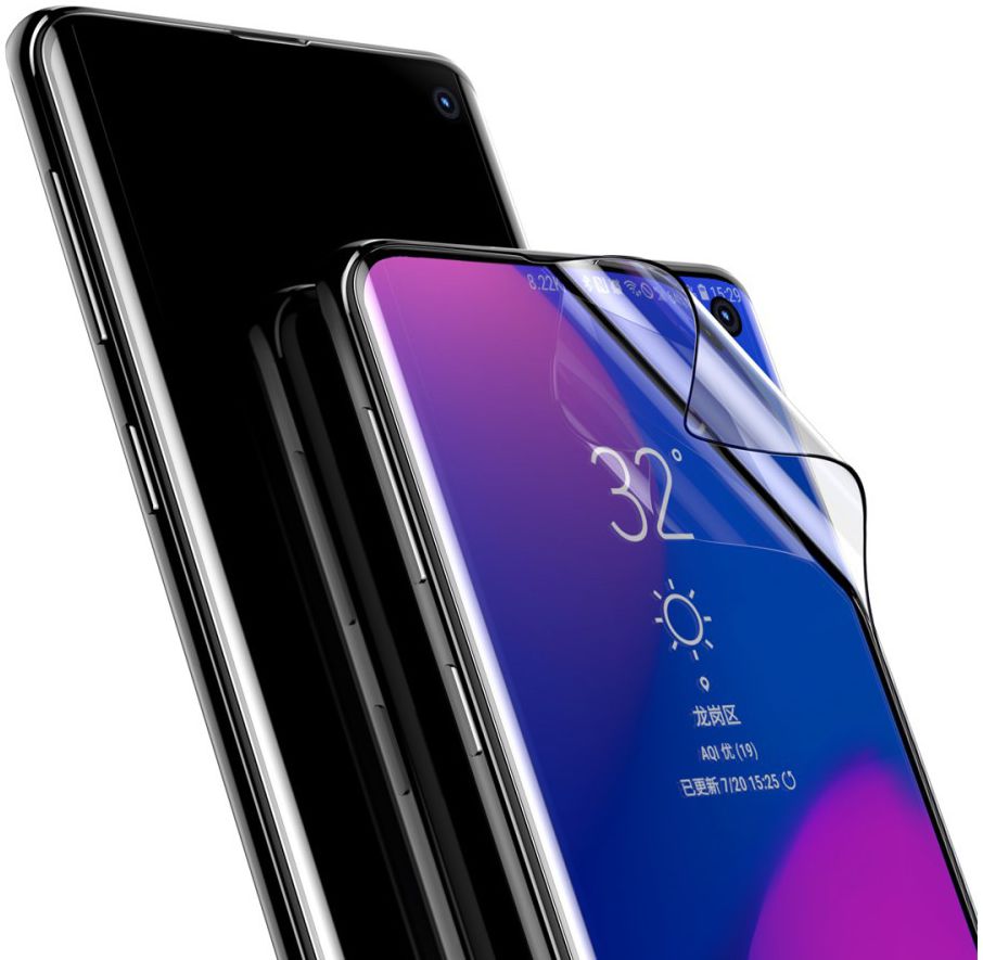 Baseus Curved Screen Protector Samsung Galaxy S10 2-Pack afbeelding 3