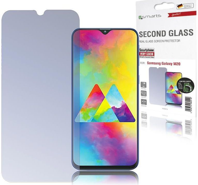 4Smarts Second Glass Screen Protector Samsung Galaxy M20 afbeelding 2