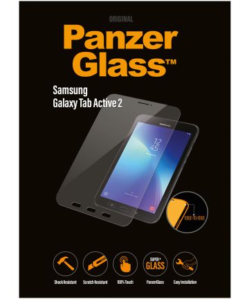 PanzerGlass Samsung Galaxy Tab Active 2 Case Friendly Screenprotector Screen Protectors