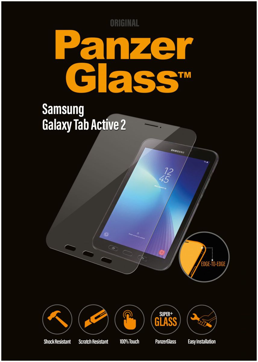 PanzerGlass Samsung Galaxy Tab Active 2 Case Friendly Screenprotector afbeelding 1
