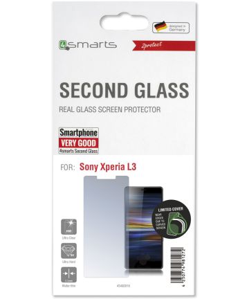 4Smarts Second Glass Limited Cover Sony Xperia L3 Screen Protectors