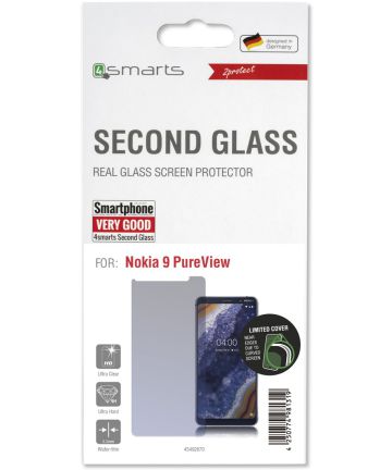4Smarts Second Glass Limited Cover Nokia 9 PureView Screen Protectors