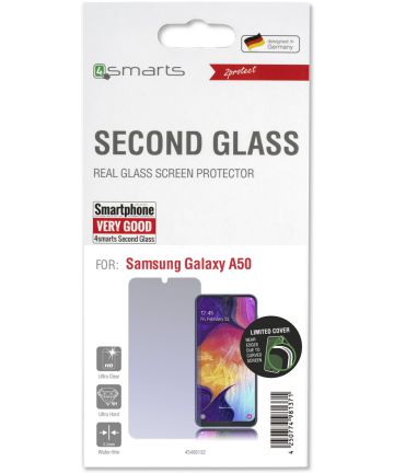 4Smarts Second Glass Limited Cover Samsung Galaxy A50 Screen Protectors