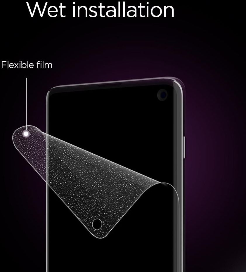 Spigen Film Neo Flex Screen Protector Samsung Galaxy S10 afbeelding 6