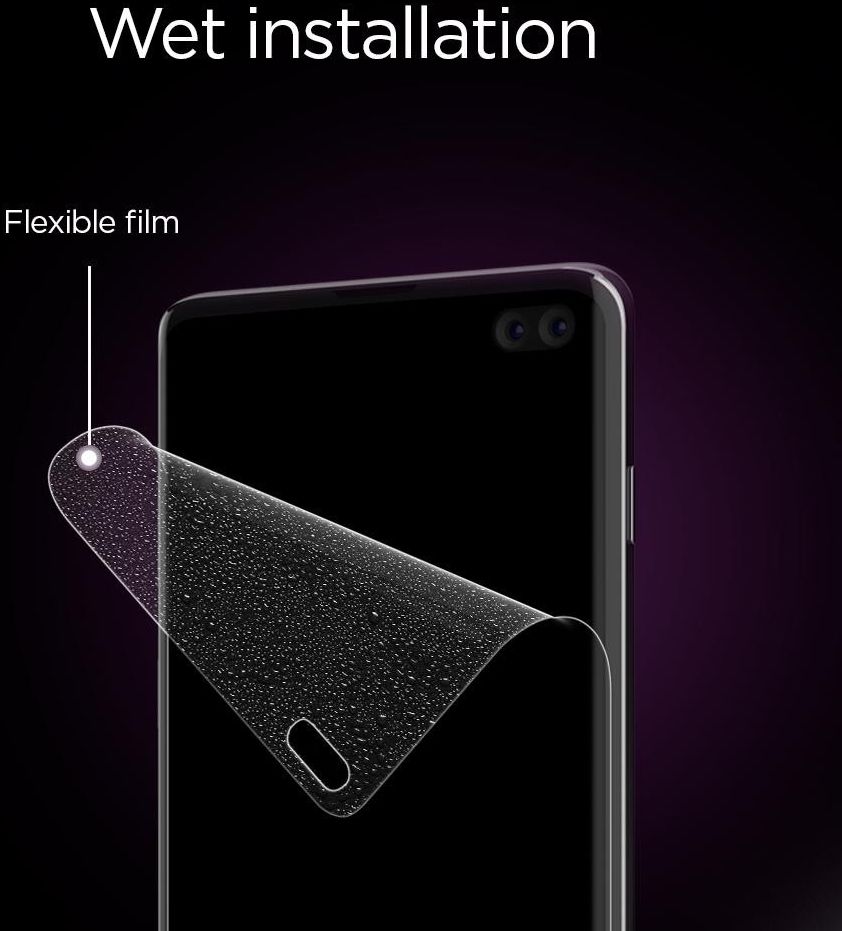 Spigen Film Neo Flex Screen Protector Samsung Galaxy S10 Plus afbeelding 6
