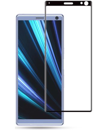 Sony Xperia 10 3D Full Cover Tempered Glass Zwart Screen Protectors