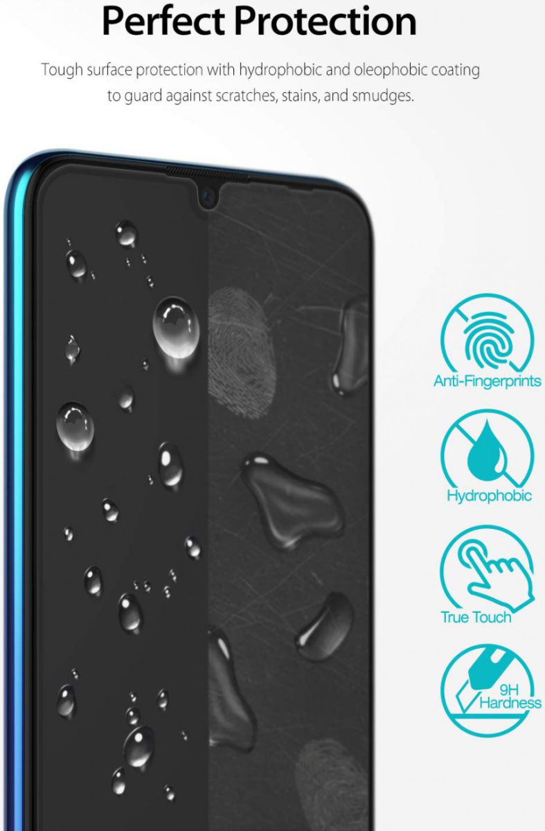 Ringke ID Huawei P Smart 2019 Tempered Glass afbeelding 5