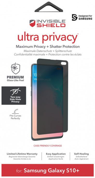InvisibleSHIELD Ultra Privacy Screen Protector Samsung Galaxy S10 Plus afbeelding 7