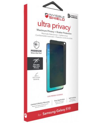InvisibleSHIELD Ultra Privacy Screen Protector Samsung Galaxy S10 Screen Protectors