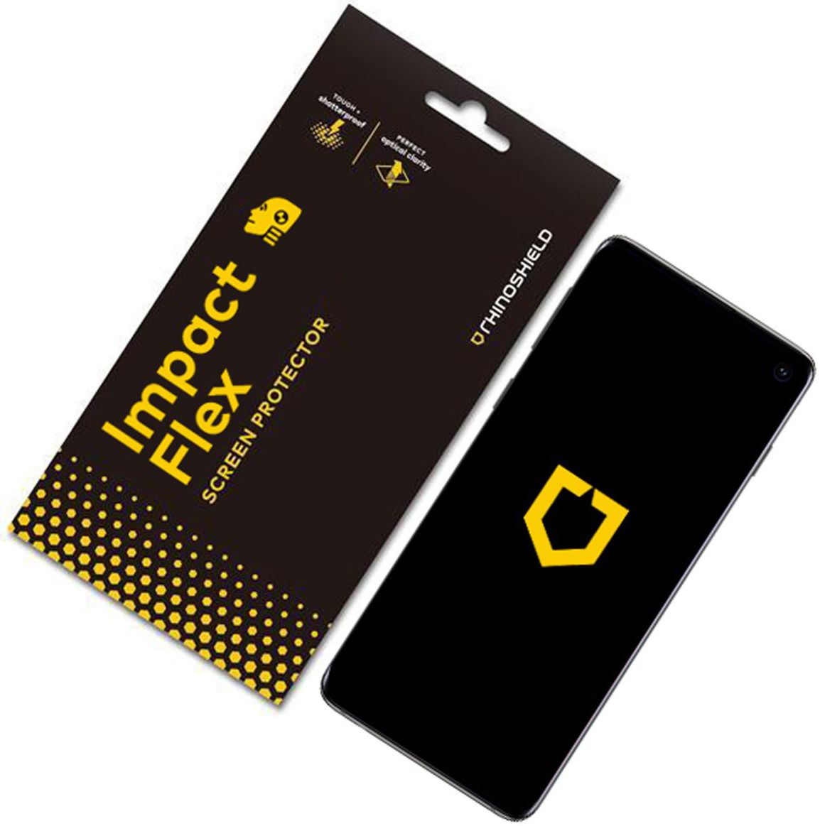 RhinoShield Impact Flex Samsung Galaxy S10 Screenprotector Clear afbeelding 2