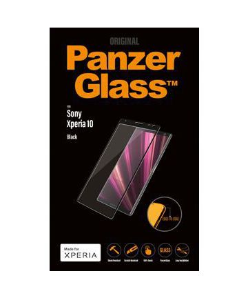 PanzerGlass Sony Xperia 10 Case Friendly Screenprotector Zwart Screen Protectors