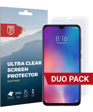 Rosso Xiaomi Mi 9 Ultra Clear Screen Protector Duo Pack Screen Protectors